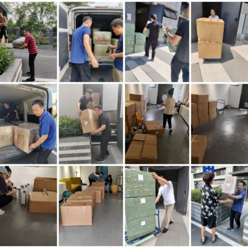 Jiahui Sourcing logistics team loading and shipping goods for global clients