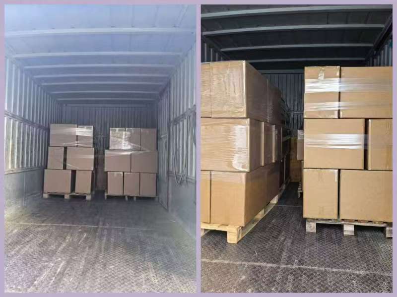 Securely palletized boxes ready for shipping at our China sourcing warehouse