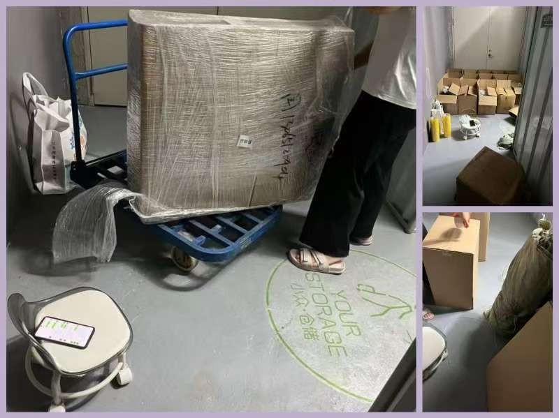 Documenting and moving cartons for China product inspection in warehouse
