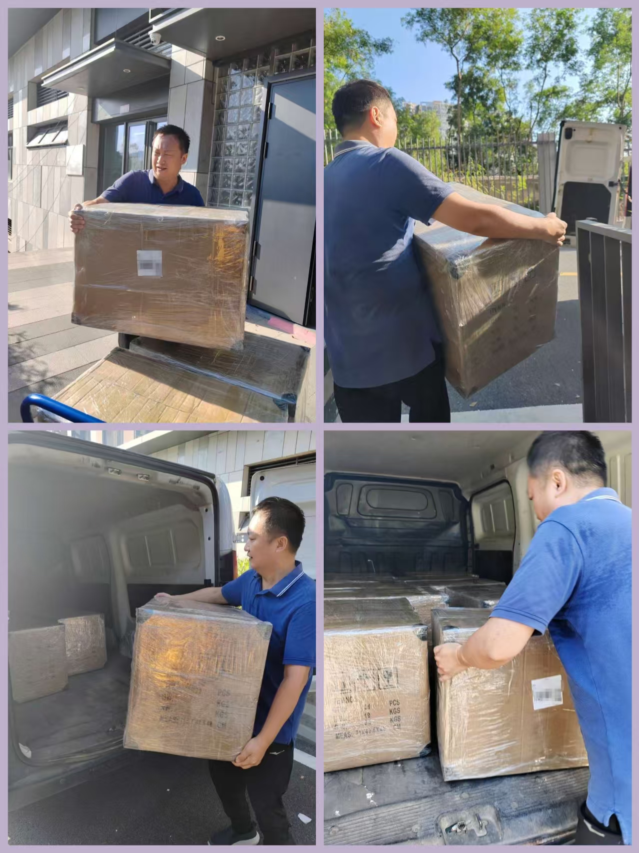 Expert loading heavy boxes for B2B sourcing China custom orders