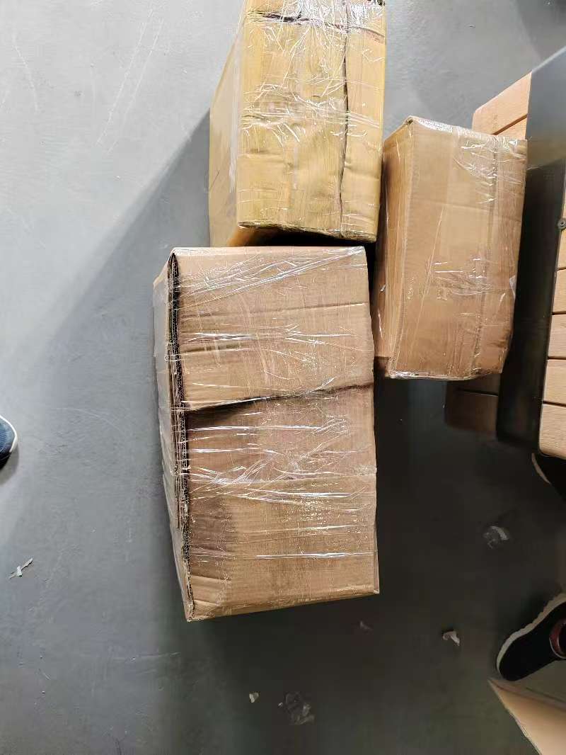Weak factory packaging before our China sourcing repacking process
