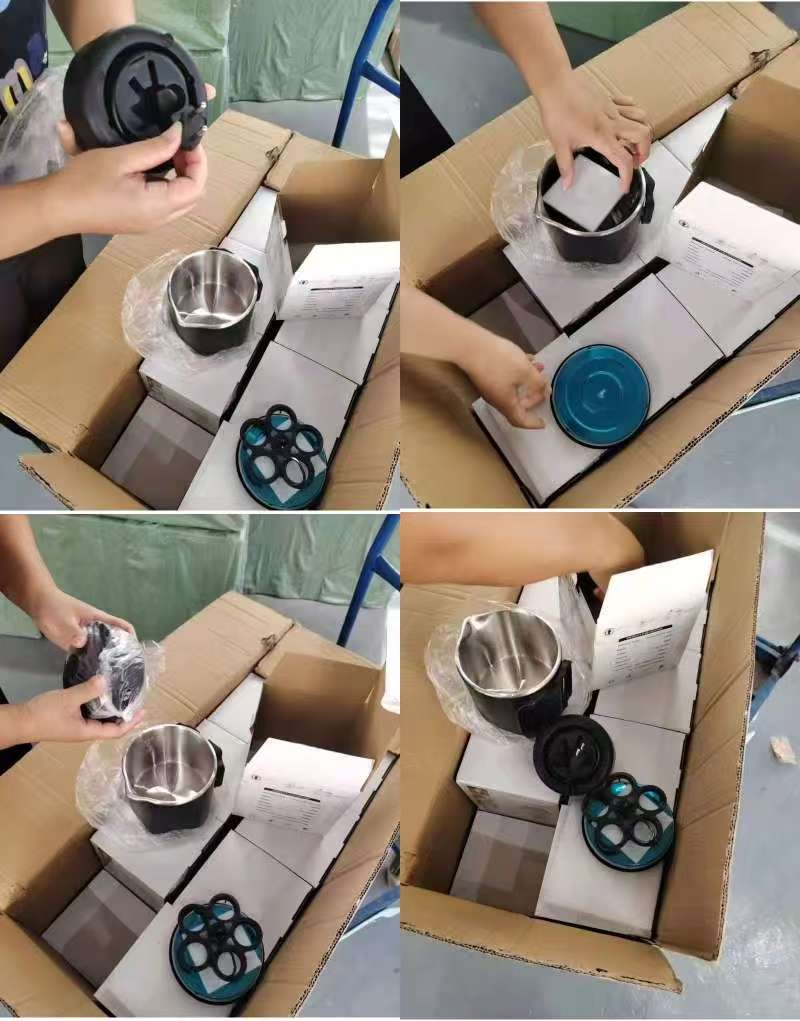 Finalizing product packaging before export to ensure customer satisfaction