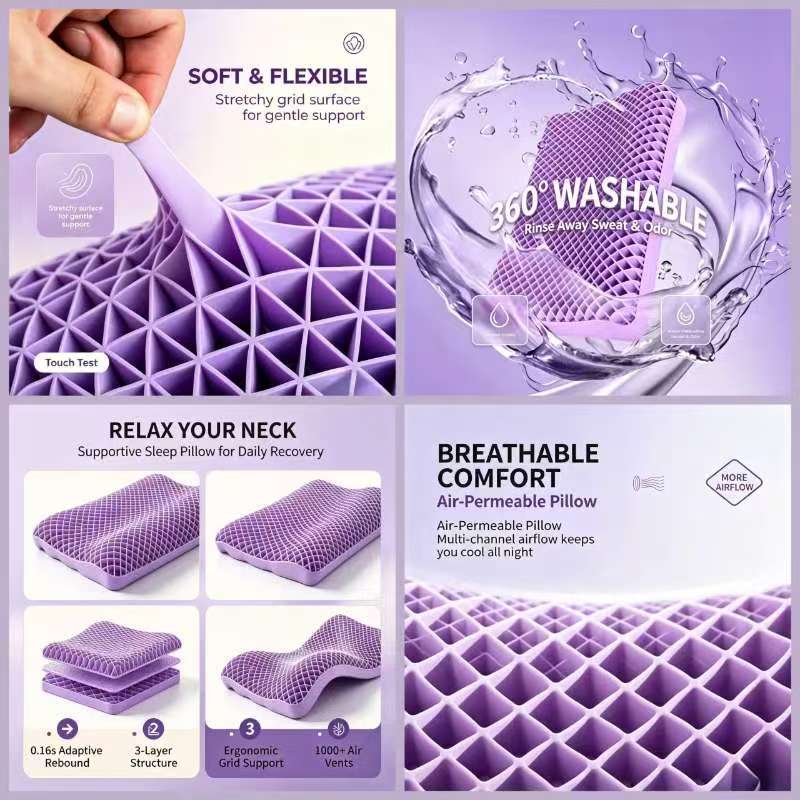 TPE pillow market features and ergonomic support